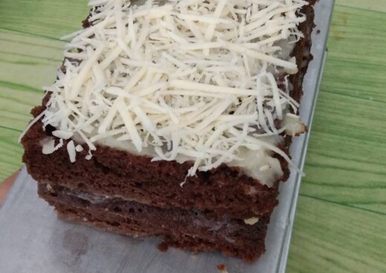 Bolu coklat 1 telur no mixer