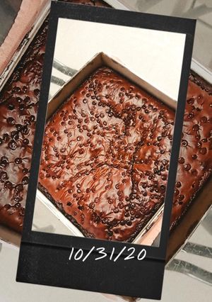Foto resep Brownies panggang shiny crust