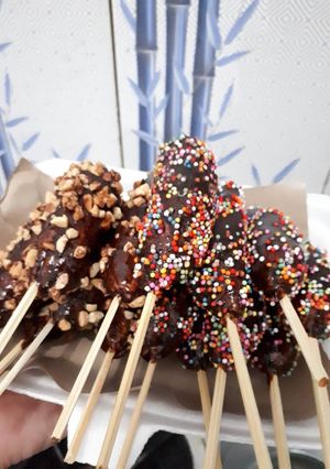 Foto resep Es pisang coklat