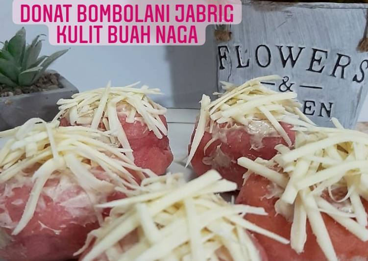 Langkah Mudah untuk Menyiapkan Donat Bombolani Jabrig Kulit Buah Naga yang Lezat