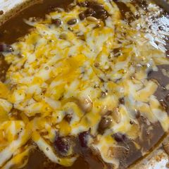 A picture of Beef and bean medley.