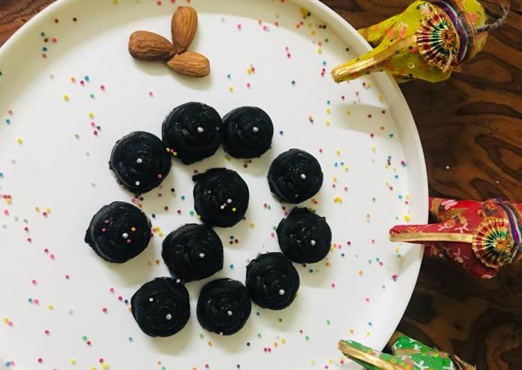 How to Prepare Super Quick Homemade Almond filled choclates