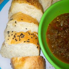 A picture of Semolina bread 😋😋.