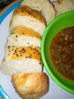 A picture of Semolina bread 😋😋.