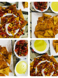 नाचोज विथ सालसा & चीज़ सॉस(nachos with salsa & cheese sauce recipe in Hindi) रेसिपी मुख्य फोटो