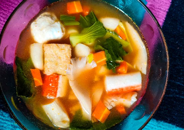 Langkah Mudah untuk mengolah Sup Tomyam rumahan, Menggugah Selera