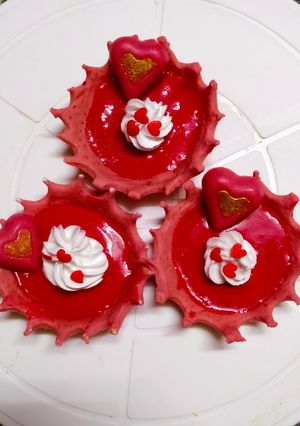 बीटरूट टार्ट विथ चॉकलेट गणाचे (Beetroot Tart with chocolate ganache recipe in Hindi) रेसिपी मुख्य फोटो