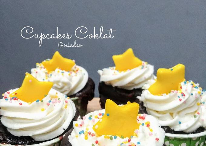 Resep Cupcakes Coklat |cuma 1 telur|No Mixer yang Bikin Ngiler