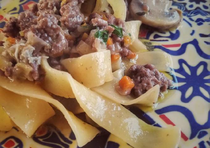 Pappardelle al Ragù Bianco ❤️❤️👩‍🍳