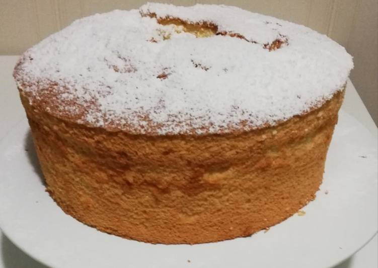 Chiffon cake al limone