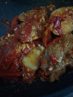 Foto resep Dendeng Balado Basah