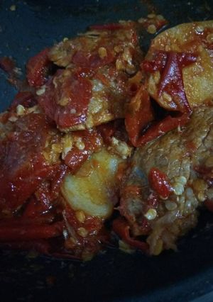 Foto resep Dendeng Balado Basah