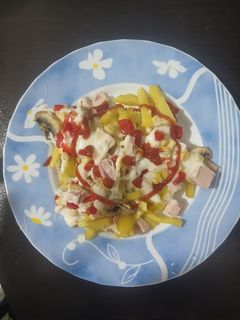 عکسی از دستور سیب زمینی پنیری🥔🧀