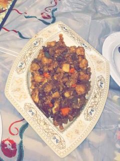 صورة لوصفة دجاج صيني حامض حلو بالأناناس