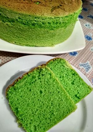 Foto resep Bolu Pandan Panggang 4 Telor Simple (Part 1)