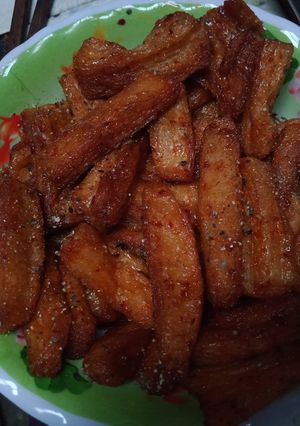 Hình của món Sườn chay khìa nước tương (cay).
