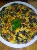 Tortilla de kale o col crespa