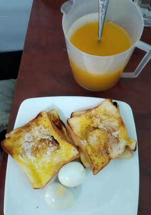 Hình của món Bánh mì bơ.