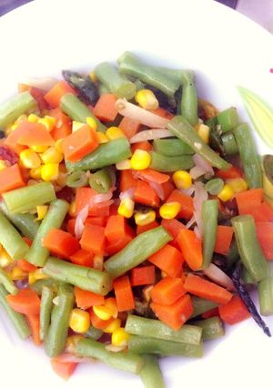 Foto resep Tumis buncis wortel jagung