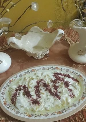 صورة لوصفة زبادي في الكوسة