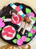 Decorated Steam Cake