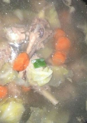 Foto resep Sup dengkul ayam ngaldu bgt