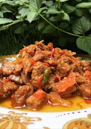 Foto resep Pecak Daging Sapi