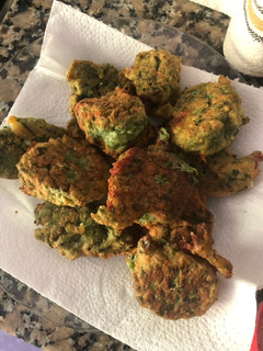 Una foto de Buñuelos de espinaca