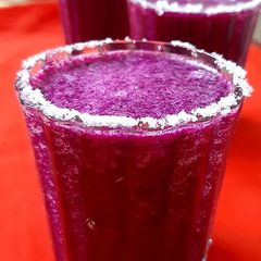 A picture of Jamun shots(Malabar plum,Java plum or black plum).