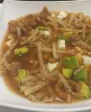 Sopa de tortilla Sonorense