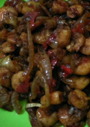 Foto resep Udang Pedas Manis