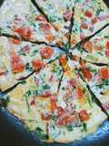 Trứng rán fake pizza