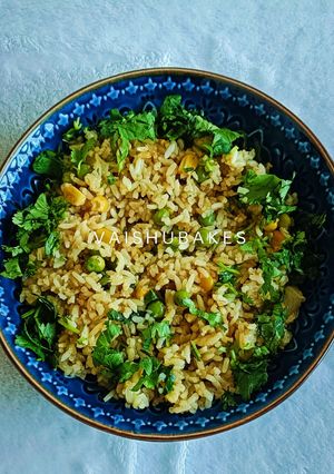 A picture of Green Peas & Mixed Veggies Pulao.