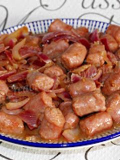 Una foto de Salchichas al vermut