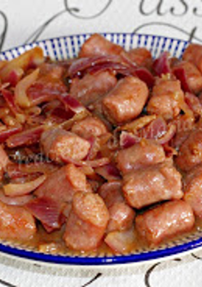 Una foto de Salchichas al vermut