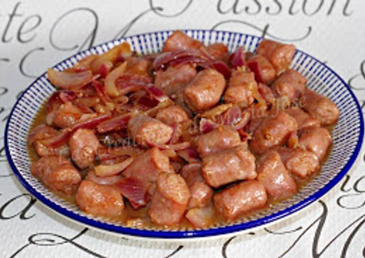 Salchichas al vermut