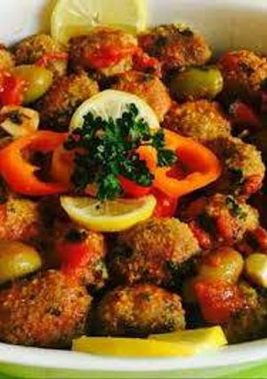 صورة لوصفة كفتة الحوت بالخضار