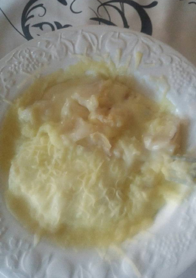 Una foto de Bechamel queso y sepia😍