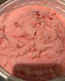 Helado casero de fresa (sin máquina)