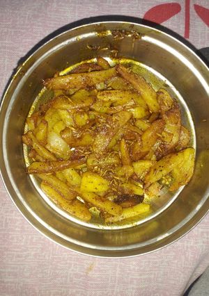 A picture of Jeera potato.