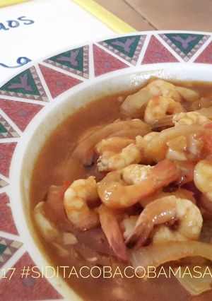 Foto resep Udang Saos Padang