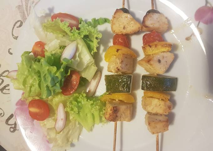 Brochette de poulet mariné🍡🍗