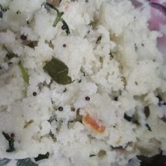 White rava upma A picture of White rava upma.