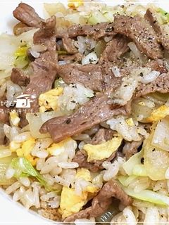 牛肉炒飯 的食譜成品照片