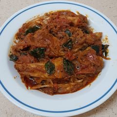 A picture of Stingray fish gravy.