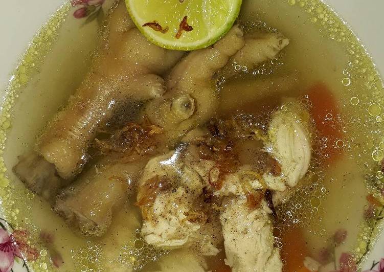 Cara Gampang Menyiapkan Sop ayam (resep pak min klaten) yang Bikin Ngiler