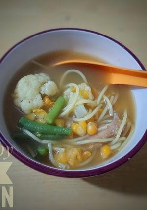 A picture of Healthy soup 🍲.