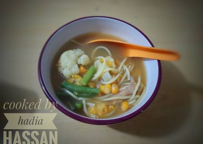 Steps to Make Homemade Healthy soup 🍲