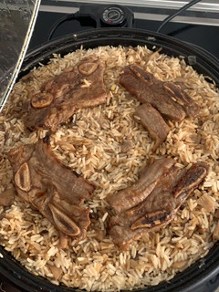 Foto principal de Arroz con setas y churrasco