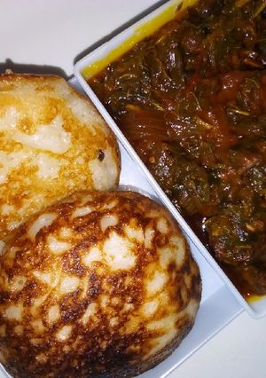 A picture of Masa with vegetable soup.